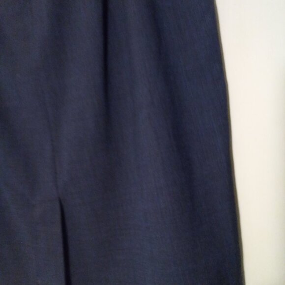 Banana Republic Skirt Women 8 Stretch Classic Career Back Zip Blue - Picture 13 of 14